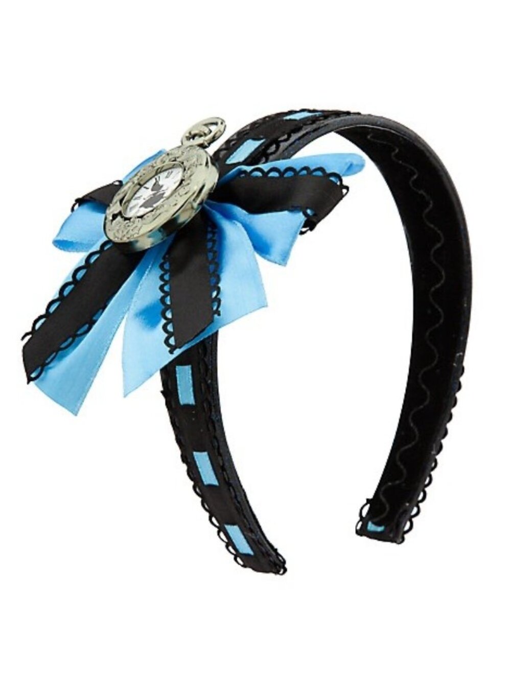 Disney Alice in Wonderland Clock Bow Headband – Hot Topic – NWOT